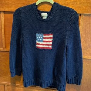 Vintage Ralph Lauren Flag Sweater